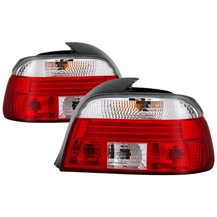 SPYDER Xtune Bmw E39 5-Series 97-00 Tail Light Red Clear ALT-CI-BE3997-RC 5020574