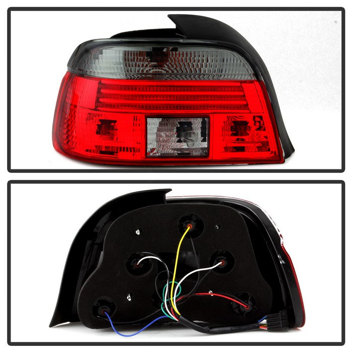 SPYDER Xtune Bmw E39 5-Series 97-00 Tail Light Red Smoke ALT-CI-BE3997-RSM 5020581
