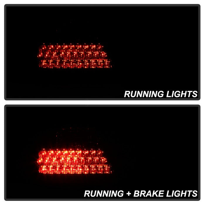 SPYDER Xtune Mercedes Benz W210 E-Class 96-02 LED Tail Lights Red Smoke ALT-CL-MBW210-LED-RSM 5020659