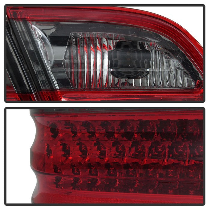SPYDER Xtune Mercedes Benz W210 E-Class 96-02 LED Tail Lights Red Smoke ALT-CL-MBW210-LED-RSM 5020659