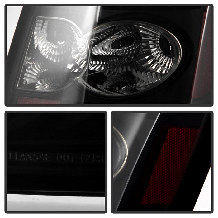 SPYDER Xtune Chrysler 300C 05-07 LED Tail Lights Black Smoke ALT-JH-C305-LED-BSM 9027529
