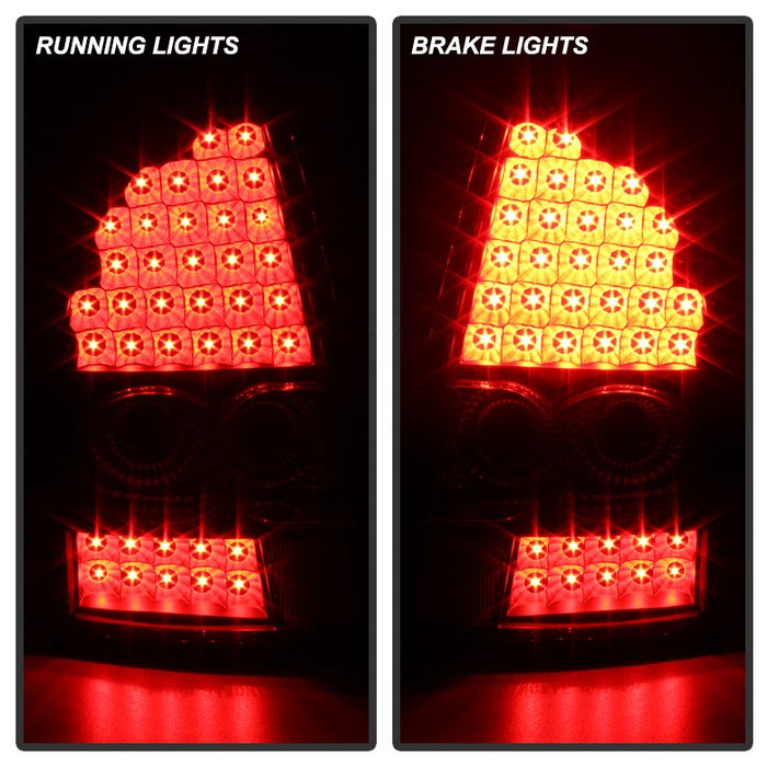 SPYDER Xtune Chrysler 300C 05-07 LED Tail Lights Black Smoke ALT-JH-C305-LED-BSM 9027529