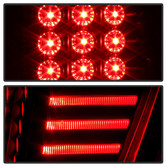 SPYDER xTune 02-06 Chevrolet Avalanche LED Tail Lights - Black Smoke (ALT-JH-CAV02-LED-BSM) 9036842