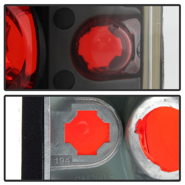 SPYDER xTune Chevy Suburban 73-91 Euro Style Tail Lights - Black ALT-JH-CCK73-BK 9036514