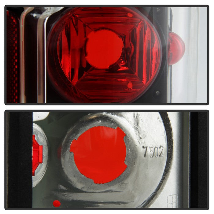 SPYDER xTune Chevy Suburban 73-91 Euro Style Tail Lights - Black ALT-JH-CCK73-BK 9036514