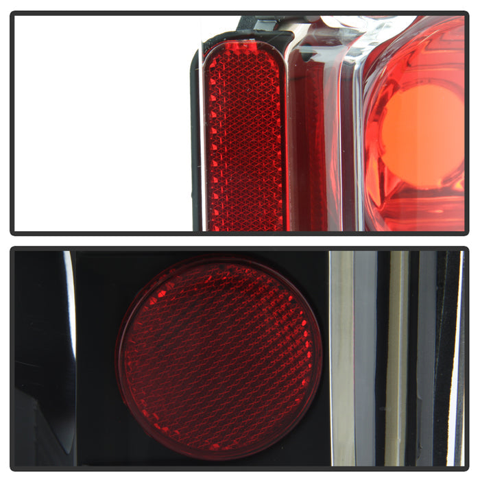 SPYDER xTune Chevy Suburban 73-91 Euro Style Tail Lights - Black ALT-JH-CCK73-BK 9036514