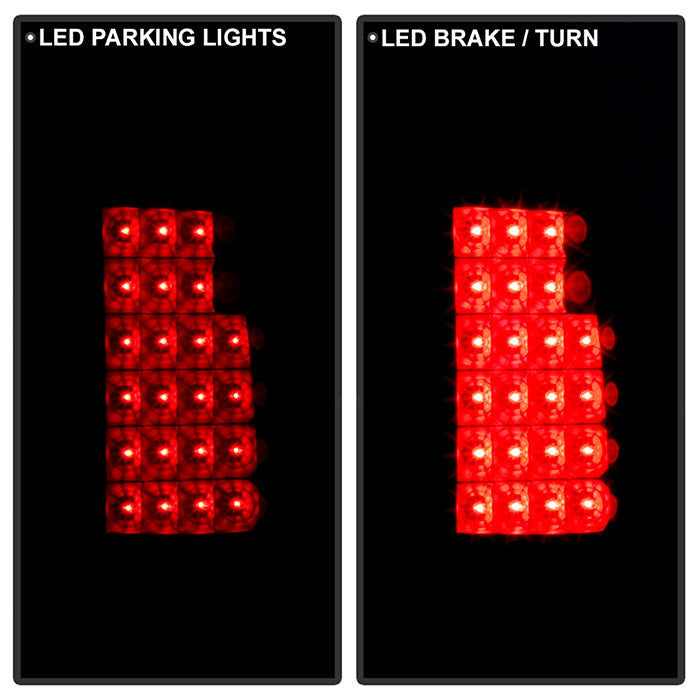 SPYDER Xtune Yukon Denali 99-00 LED Tail Lights Black Smoked ALT-JH-CCK88-LED-BKSM 9034459
