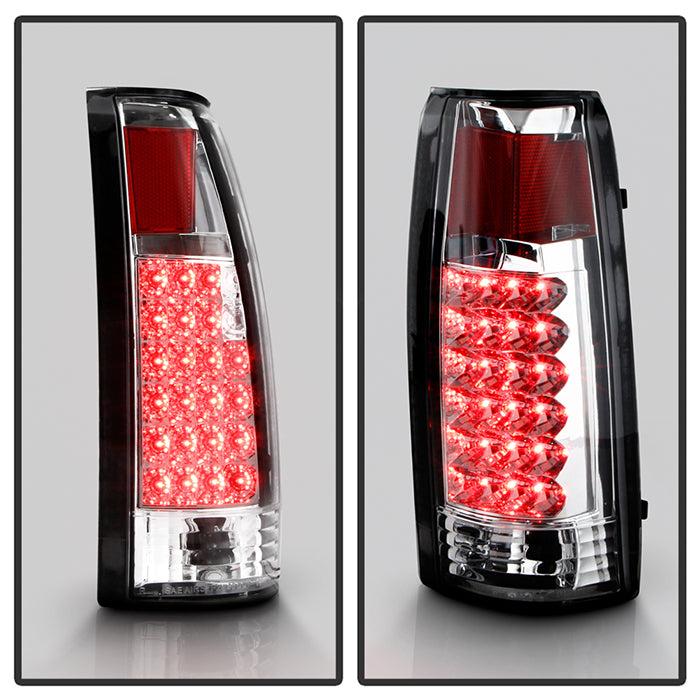 SPYDER Xtune Yukon Denali 99-00 LED Tail Lights Chrome ALT-JH-CCK88-LED-C 9022432