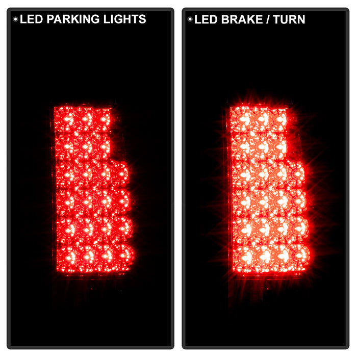 SPYDER Xtune Yukon Denali 99-00 LED Tail Lights Chrome ALT-JH-CCK88-LED-C 9022432