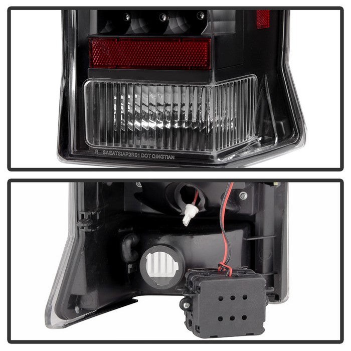 SPYDER Xtune Cadillac Escalade 02-06 ( Not Ext Models ) LED Tail Light Black ALT-JH-CE02-LED-BK 9028113