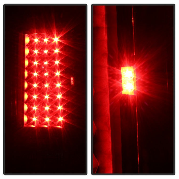 SPYDER Xtune Cadillac Escalade 02-06 ( Not Ext Models ) LED Tail Light Black ALT-JH-CE02-LED-BK 9028113