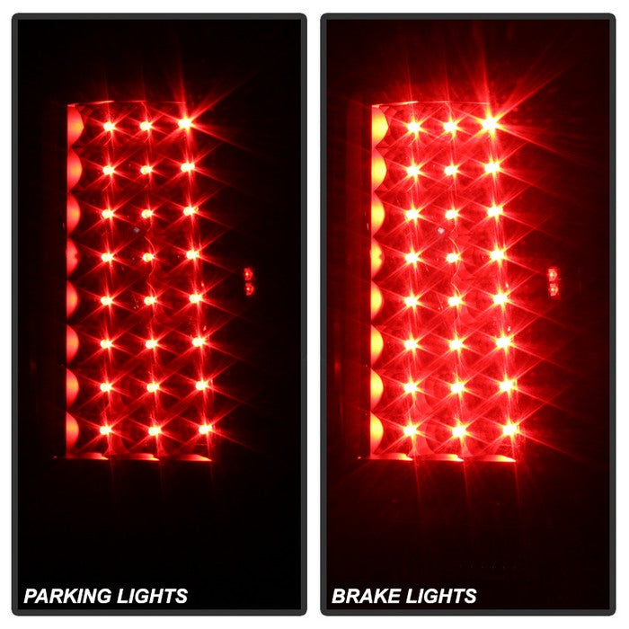 SPYDER Xtune Cadillac Escalade 02-06 ( Not Ext Models ) LED Tail Light Black ALT-JH-CE02-LED-BK 9028113