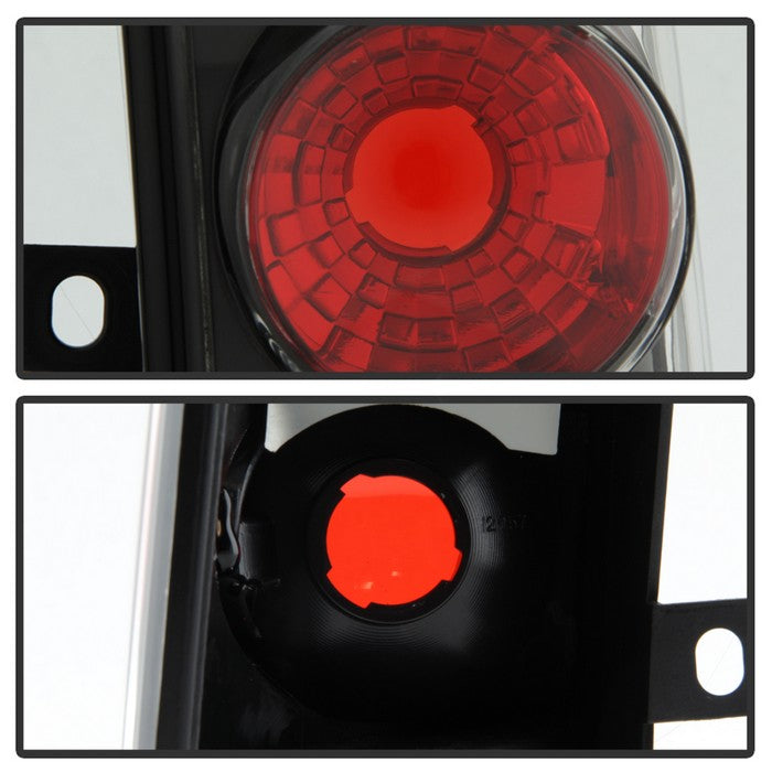 SPYDER xTune Chevy Express Van 03-08 / GMC Savana 03-08 Euro Style Tail Lights -Black ALT-JH-CEXP03-BK 9036538