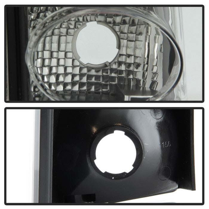 SPYDER xTune Chevy Express Van 03-08 / GMC Savana 03-08 Euro Style Tail Lights -Black ALT-JH-CEXP03-BK 9036538