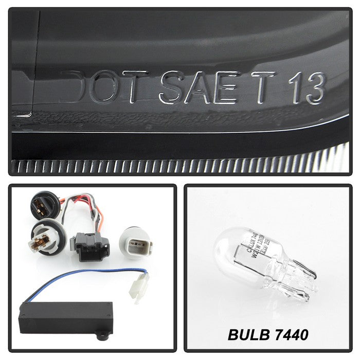 SPYDER xTune 14-18 Chevy Impala (Excl 14-16 Limited) LED Tail Lights - Black (ALT-JH-CIM14-LBLED-BK) 9042140