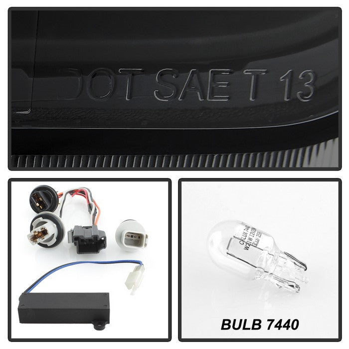 SPYDER xTune 14-18 Chevy Impala (Excl 14-16 Limited) LED Tail Lights - Black Smoke (ALT-JH-CIM14-LBLED-BSM) 9042164