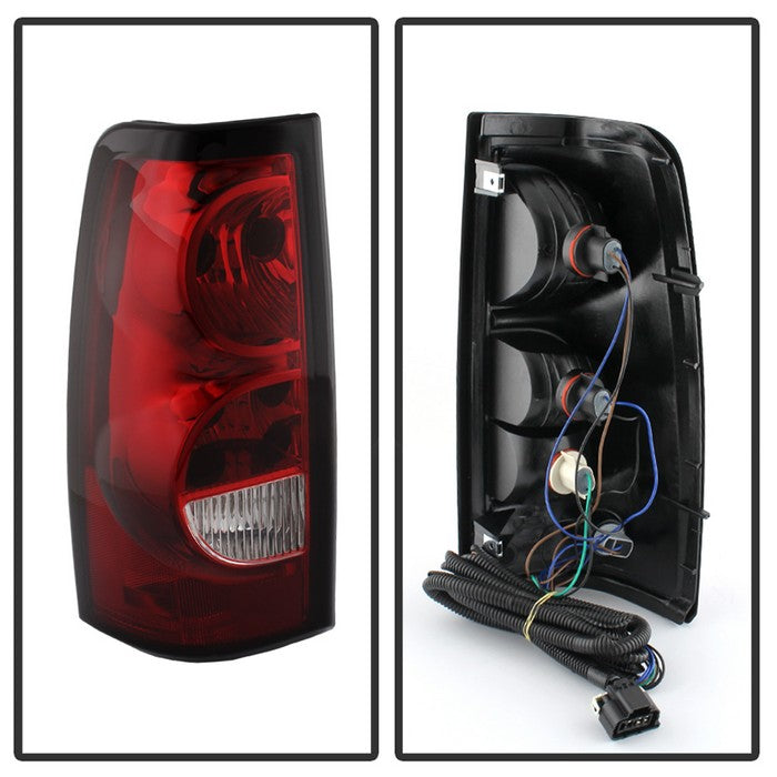 SPYDER xTune 03-06 Chevy Silverado 1500 (w/o Stepside) OEM Tail Light - OEM Left (ALT-JH-CS03-OE-L) 9037955
