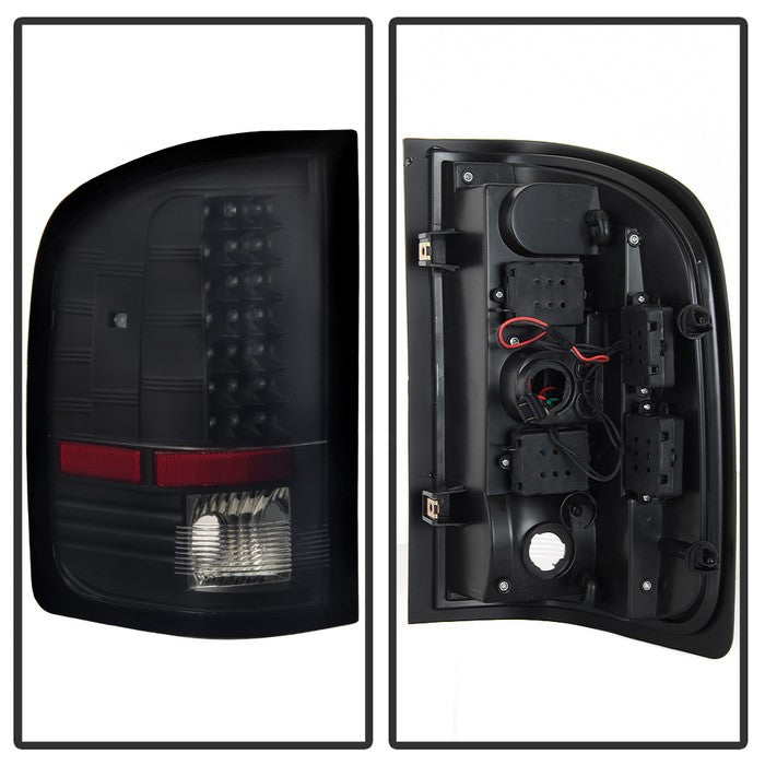 SPYDER Xtune Chevy Silverado 07-13 LED Tail Lights Black ALT-JH-CS07-LED-BK 5073716