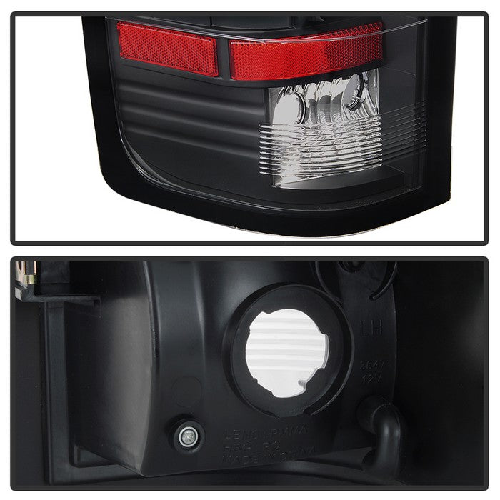 SPYDER Xtune Chevy Silverado 07-13 LED Tail Lights Black ALT-JH-CS07-LED-BK 5073716