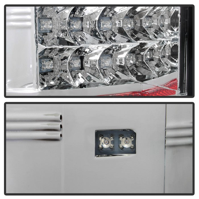 SPYDER Xtune Chevy Silverado 07-13 LED Tail Lights Chrome ALT-JH-CS07-LED-C 5073709
