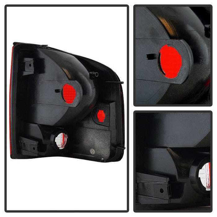 SPYDER Xtune Chevy S10 94-04 w/ Black Edge OE Style Tail Lights OEM ALT-JH-CS1094-OE-RC 9029790