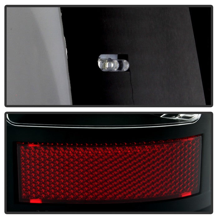SPYDER xTune 99-02 Chevy Silverado 1500 Light Bar Style LED Tail Lights - Black (ALT-JH-CS99-LBLED-BK) 9036798