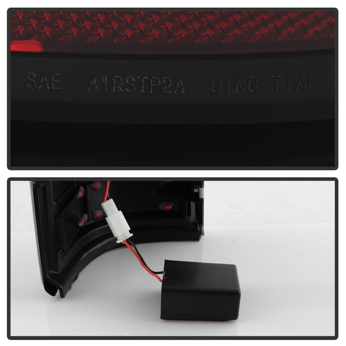 SPYDER xTune 99-02 Chevy Silverado 1500 Light Bar Style LED Tail Lights - Black (ALT-JH-CS99-LBLED-BK) 9036798