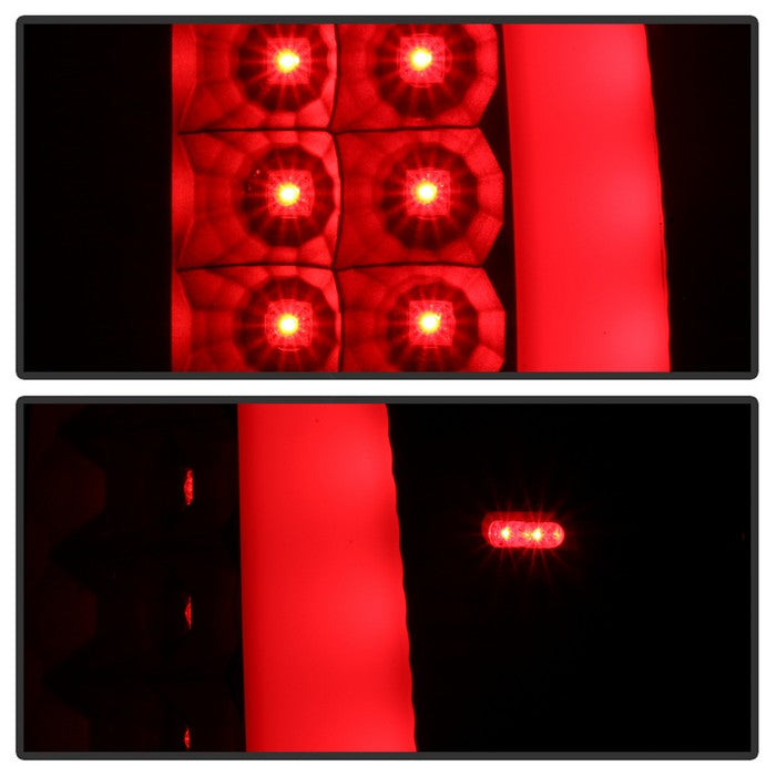 SPYDER xTune 99-02 Chevy Silverado 1500 Light Bar Style LED Tail Lights - Black (ALT-JH-CS99-LBLED-BK) 9036798