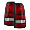 SPYDER Xtune Chevy Silverado 99-02 / GMC Sierra 99-06 OE Style Tail Lights Red Clear ALT-JH-CS99-OE-RC 9027185