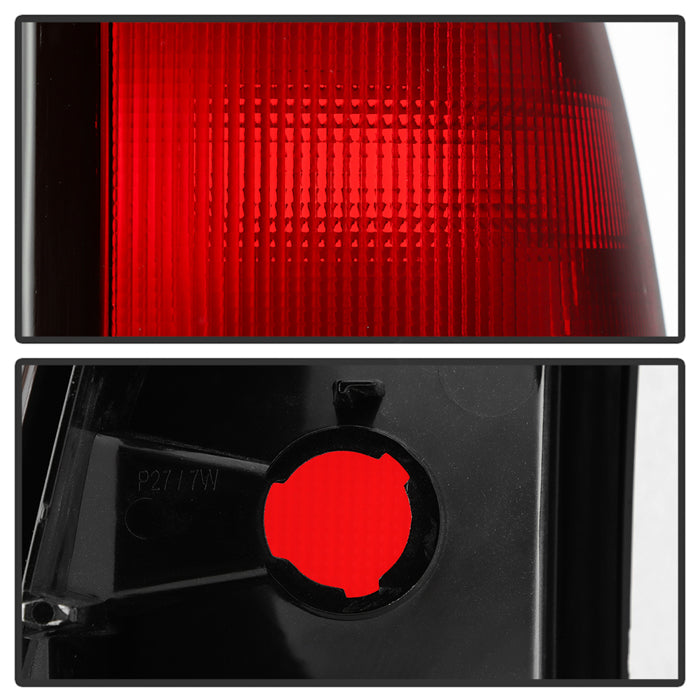 SPYDER Xtune Chevy Silverado 99-02 / GMC Sierra 99-06 OE Style Tail Lights Red Clear ALT-JH-CS99-OE-RC 9027185