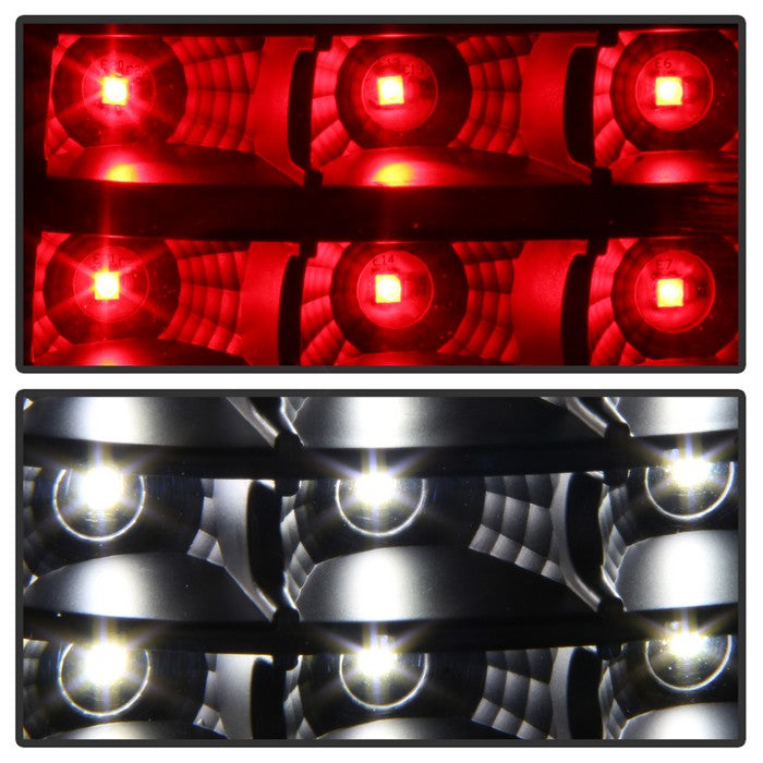 SPYDER xTune 99-02 Chevy Silverado 1500/2500 (w/o Stepside) LED Tail Lights - Blk (ALT-JH-CSIL99-LED-BK) 9037597
