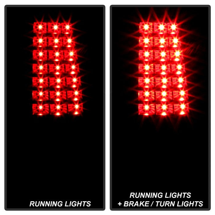 SPYDER xTune 99-02 Chevy Silverado 1500 (w/o Stepside) LED Tail Lights - Blk Smoke (ALT-JH-CSIL99-LED-BSM) 9037603