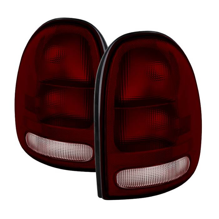 SPYDER Xtune Plymouth Grand Voyager 96-00 OEM Style Tail Lights Dark Red ALT-JH-DCA96-OE-RSM 9030949