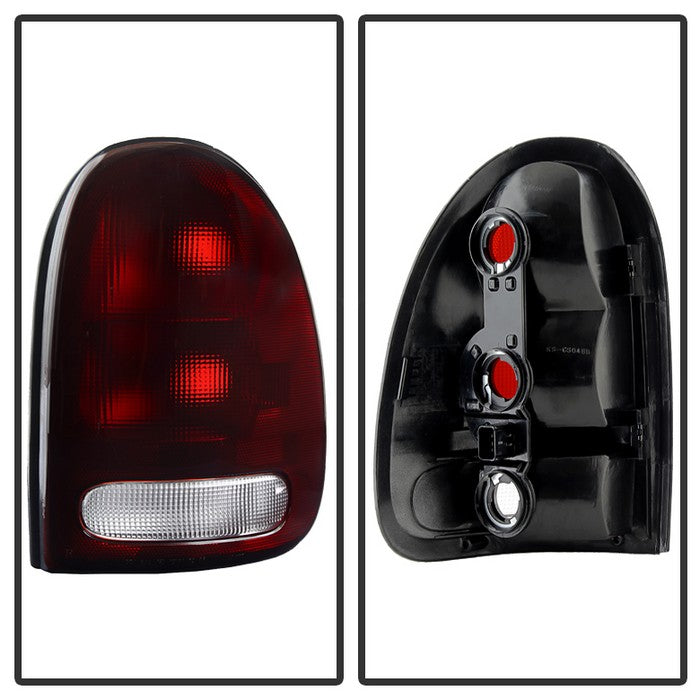 SPYDER Xtune Plymouth Grand Voyager 96-00 OEM Style Tail Lights Dark Red ALT-JH-DCA96-OE-RSM 9030949
