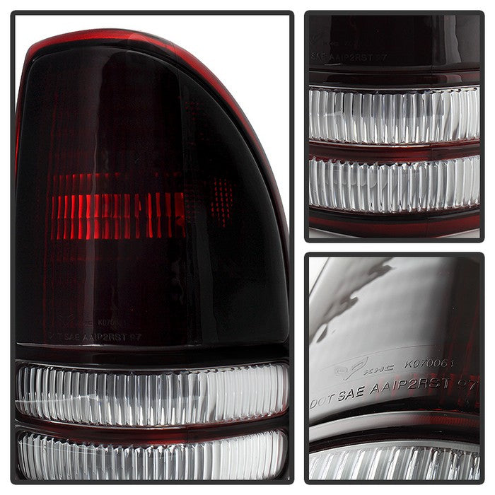 SPYDER Xtune Dodge Dakota 1997-2004 OEM Style Tail Lights -Red Smoked ALT-JH-DDAK97-OE-RSM 9028762