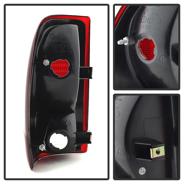 SPYDER Xtune Dodge Dakota 1997-2004 OEM Style Tail Lights -Red Smoked ALT-JH-DDAK97-OE-RSM 9028762