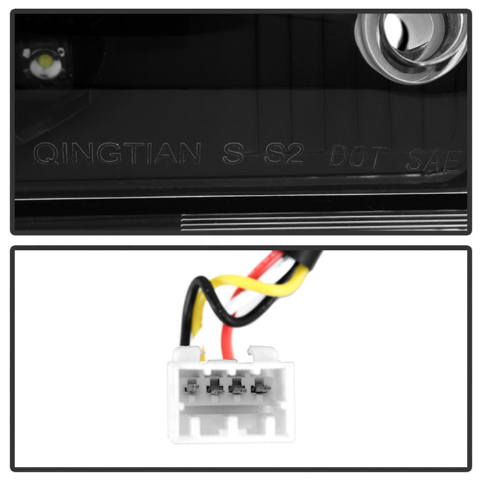 SPYDER Xtune Dodge Ram 02-06 1500 LED Tail Light w/ LED 3rd Brake Lamps- Black ALT-JH-DR02-LED-SET-BK 9032769
