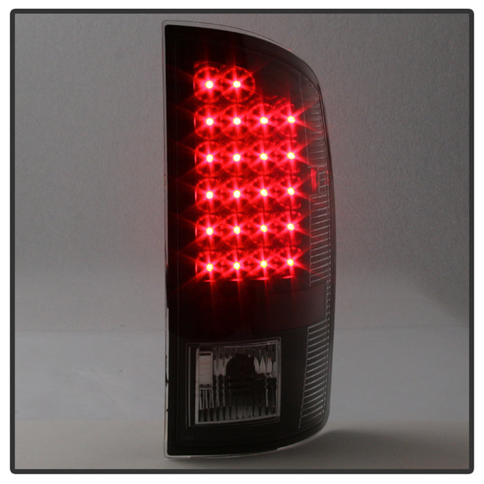 SPYDER Xtune Dodge Ram 02-06 1500 LED Tail Light w/ LED 3rd Brake Lamps- Black ALT-JH-DR02-LED-SET-BK 9032769