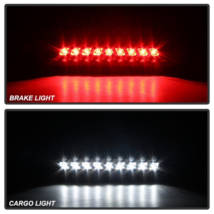 SPYDER Xtune Dodge Ram 07-08 1500 LED Tail Lights w/ LED 3rd Brake Lamps- Black ALT-JH-DR07-LED-SET-BK 9032790