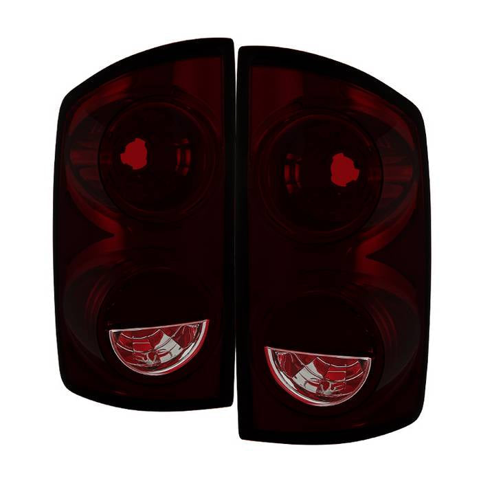 SPYDER Xtune Dodge Ram 1500 07-08 OEM Style Tail Lights -Red Smoked ALT-JH-DR07-OE-RSM 9034039
