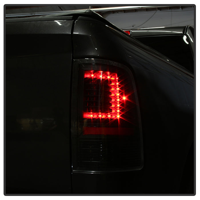 SPYDER xTune Dodge Ram 1500 09-14 - Incandescent Only C Shape LED Tail Lights- Black ALT-JH-DR09-LED-CS-BK 9036378