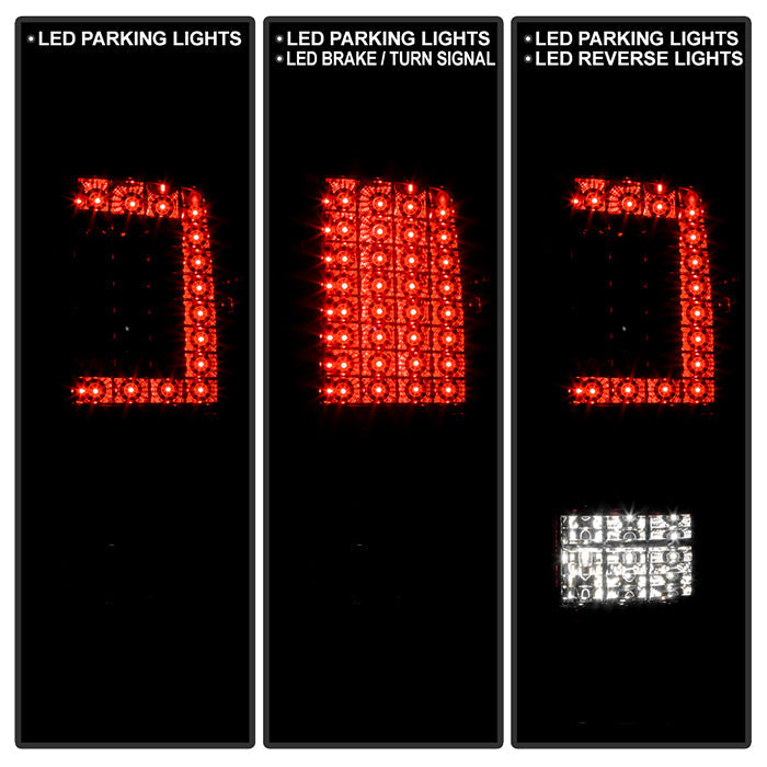 SPYDER xTune Dodge Ram 1500 09-14 Incandescent Model Only LED Tail Lights - Red Clear ALT-JH-DR09-LED-CS-RC 9037498