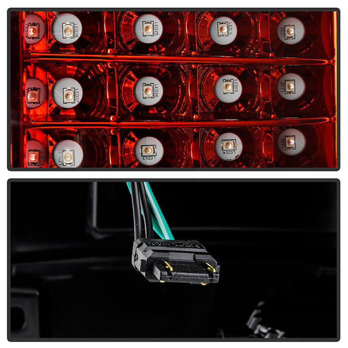 SPYDER xTune Dodge Ram 1500 09-14 Incandescent Model Only LED Tail Lights - Red Clear ALT-JH-DR09-LED-CS-RC 9037498