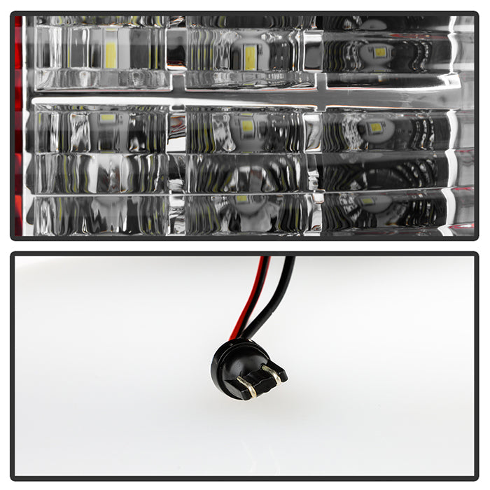 SPYDER xTune Dodge Ram 1500 09-14 Incandescent Model Only LED Tail Lights - Red Clear ALT-JH-DR09-LED-CS-RC 9037498