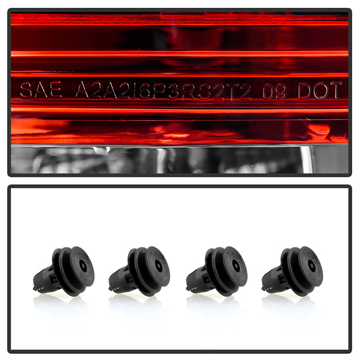 SPYDER xTune Dodge Ram 1500 09-14 Incandescent Model Only LED Tail Lights - Red Clear ALT-JH-DR09-LED-CS-RC 9037498