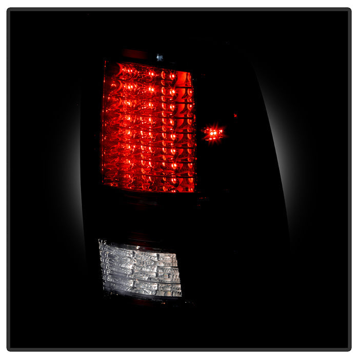 SPYDER xTune Dodge Ram 1500 09-14 - Incandescent Only C Shape LED Tail Lights- Smoked ALT-JH-DR09-LED-CS-SM 9036408