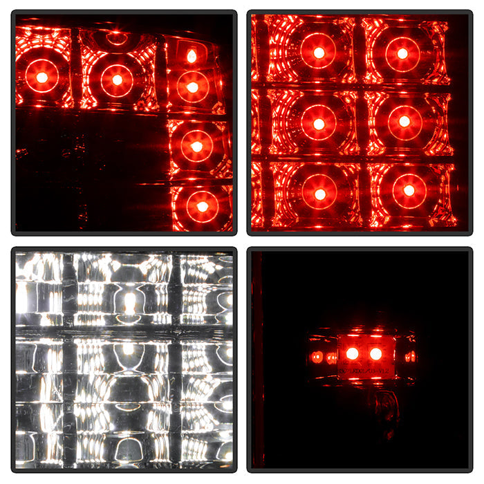 SPYDER xTune Dodge Ram 1500 09-14 - Incandescent Only C Shape LED Tail Lights- Smoked ALT-JH-DR09-LED-CS-SM 9036408