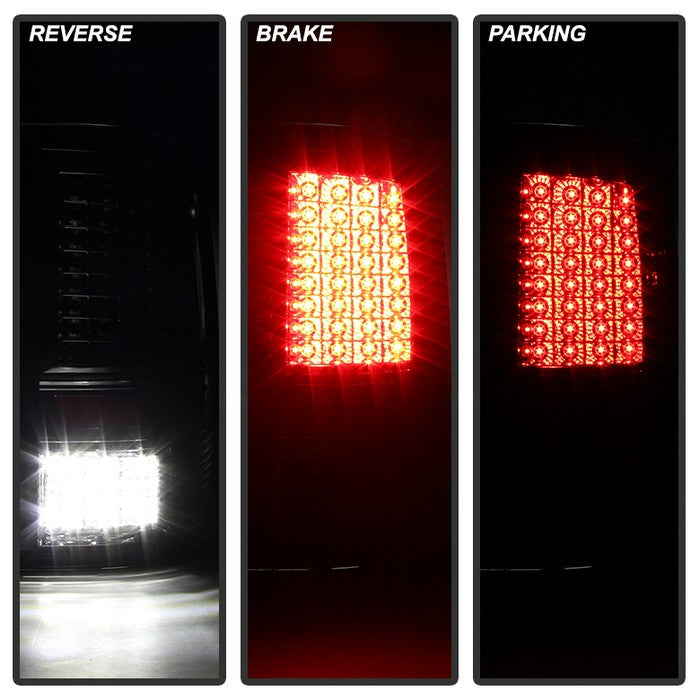 SPYDER Xtune Dodge Ram 1500 09-14 LED Tail Lights Incandescent Model Only Black ALT-JH-DR09-LED-G2-BK 9034824