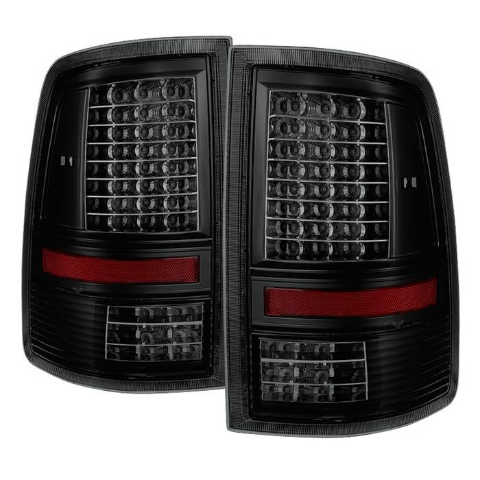 SPYDER Xtune Dodge Ram 1500 09-14 LED Tail Lights Incandescent Model Black Smoke ALT-JH-DR09-LED-G2-BSM 9034831