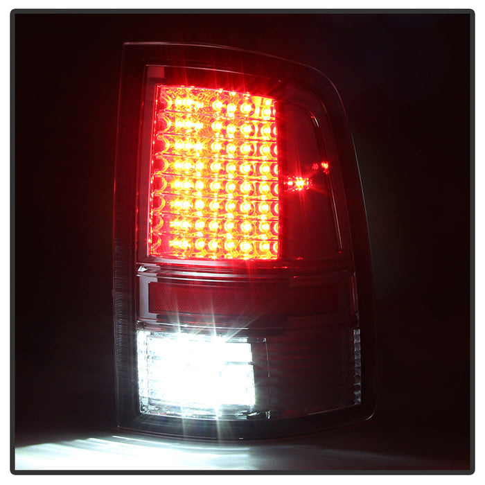 SPYDER Xtune Dodge Ram 1500 09-14 LED Tail Lights Incandescent Model Only Chrome ALT-JH-DR09-LED-G2-C 9034848